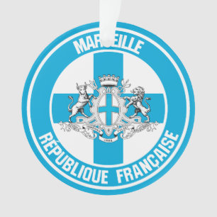 Ornamento Marselha Round Emblem
