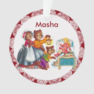 Ornamento Masha e 3 ursos