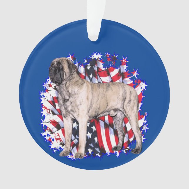 Ornamento Mastiff (brindle) Patriot (Frente)