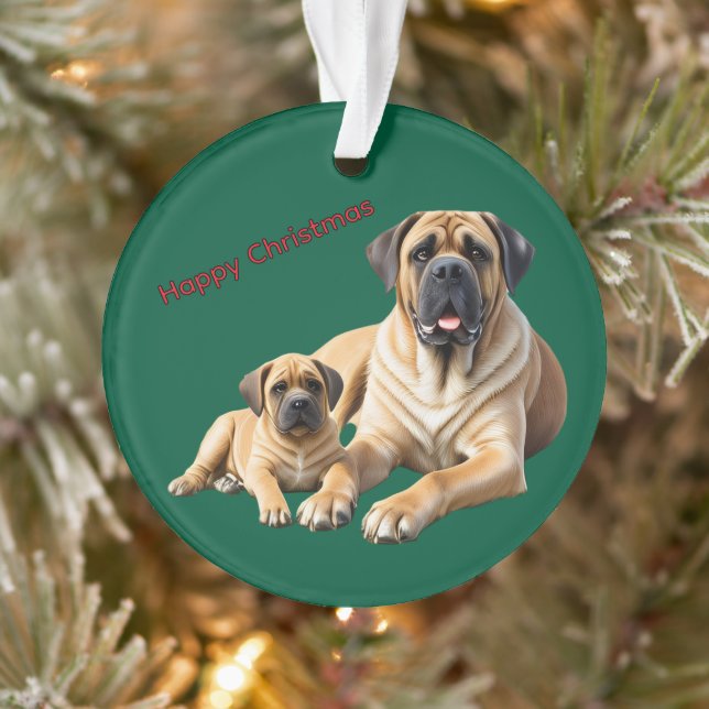 Ornamento Mastiff englische Doggen Weihnachten (Árvore)