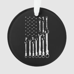 Ornamento Mecânico do carro de bandeira Patriótica Americano