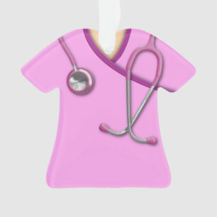 Ornamento Médico cor-de-rosa esfrega