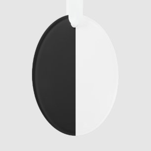 Ornamento Meio Preto E Branco E Meio