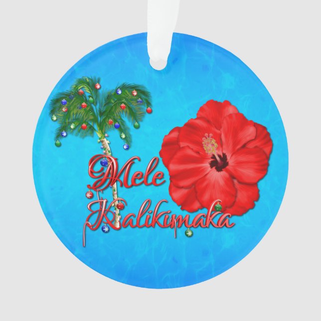 Ornamento Mele Kalikimaka (Frente)