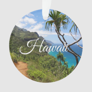 Ornamento Mele Kalikimaka Feliz Natal Hawaii Keepsaame