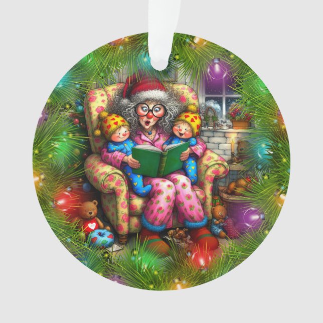 Ornamento Melhor Avó do Mundo / Mãe / Babá (Frente)