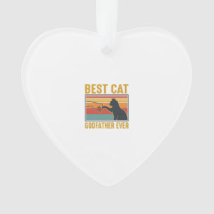 Ornamento Melhor Deus Pai do Gato de Sempre Design de Gato V