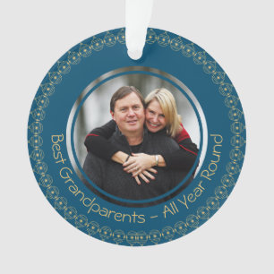 Ornamento MELHOR FOTO Personalizada DE AVÓS   Natal