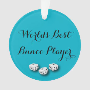 Ornamento Melhor Jogador Bunco do Mundo