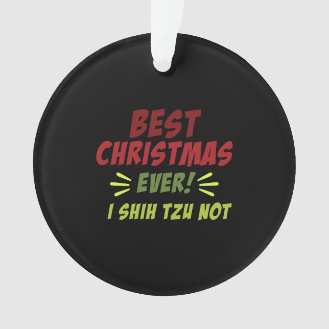 Ornamento Melhor Natal de sempre (Frente)