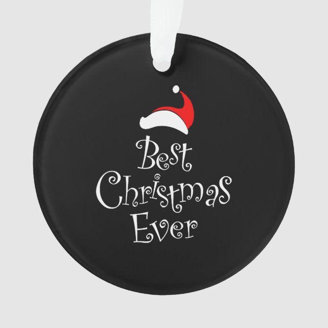 Ornamento Melhor Natal De Todos (Frente)