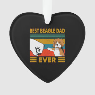 Ornamento Melhor Pai de Beagle Nunca Perfeito Presente de So