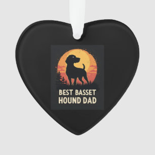 Ornamento Melhor Pai Padre Cão - Camiseta de Caça-Vintage