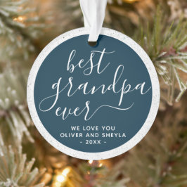 Ornamento Melhor Vovô já escreveu fotos no Back Keepsasasaem