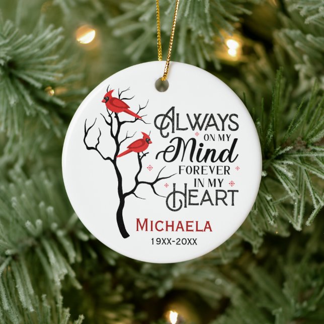 Ornamento Memorial Cardinal (Árvore)