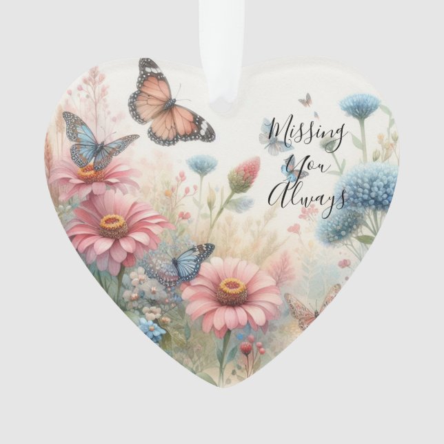 Ornamento Memorial de Natal Personalizado (Frente)