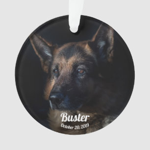 Ornamento Memorial do german shepherd