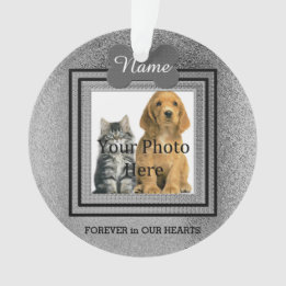 Ornamento Memórias Perfeitas de Cães ou Gatos