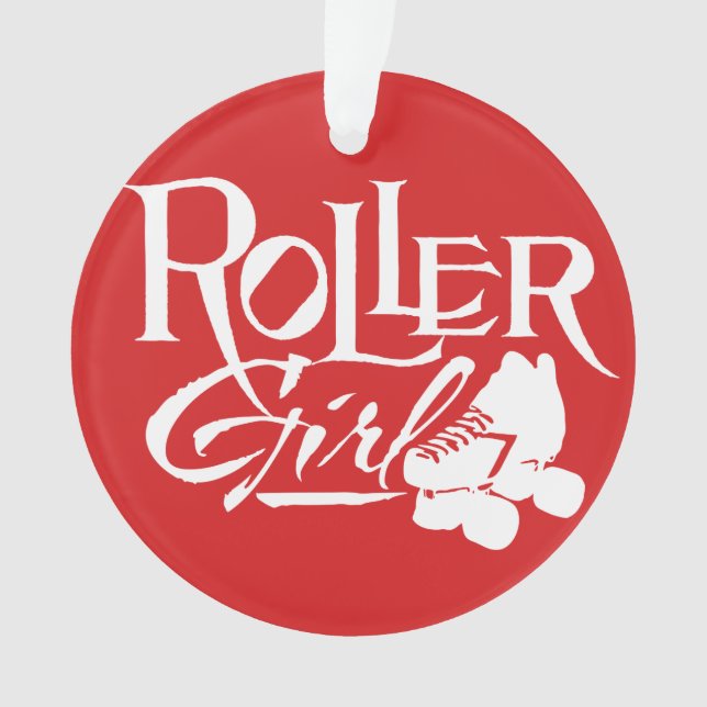 Ornamento Menina do rolo, rolo Derby (Frente)