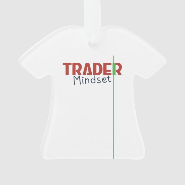Ornamento Mentalidade de Trader – Negociação com Disciplina (Verso)