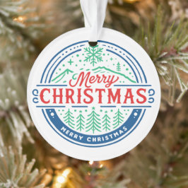 Ornamento Merry Christmas 2