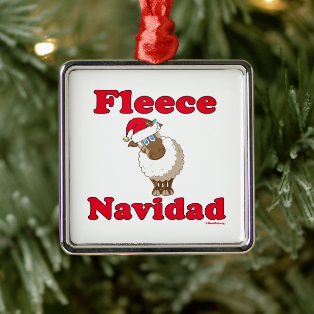 Ornamento Metálico da Fleece Navidad (Árvore)
