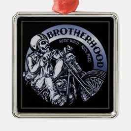 Ornamento metálico Negro da Irmandade Biker