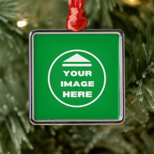 Ornamento metálico - Personalizado - Adicionar Ima