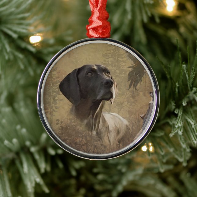 Ornamento Metálico SPG de Ponta Curta Alemã (Árvore)