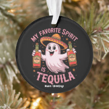 Meu Espírito Favorito É Tequila Halloween Bebendo
