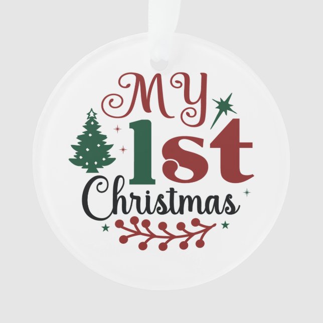 Ornamento Meu Natal de 1rua (Frente)