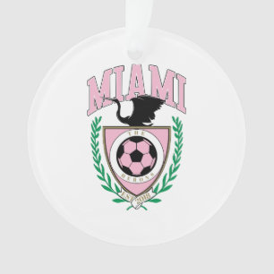 Ornamento Miami Futebol Estilo Universitário 