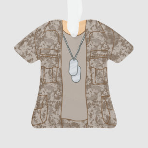 Ornamento militar personalizado do soldado do