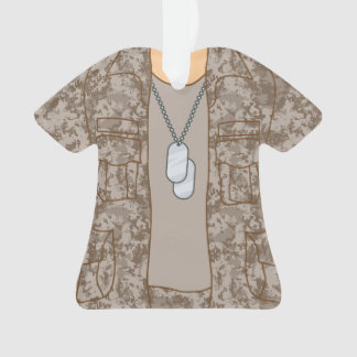 Ornamento militar personalizado do soldado do