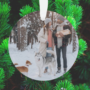 Ornamento Minimalist Christmas   Scandi Slate Gray Photo