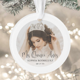 Ornamento Mis Quince Años Elegante Quinceañera 2 Foto