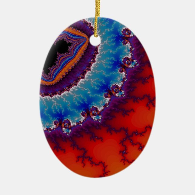 Ornamento moderno de Geode (Frente)