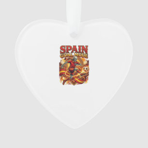 Ornamento Modo Gol Espanha Esqueleto Striker Nations Streetw