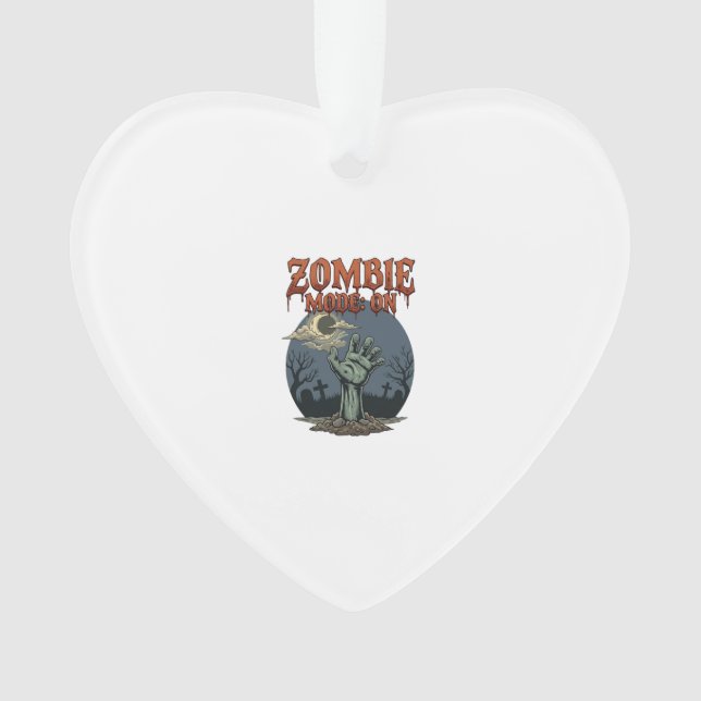 Ornamento Modo Zumbi Halloween Mão Lua Cemitério_1 (Frente)