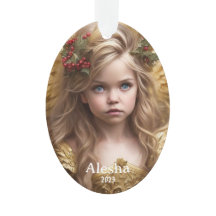 Momentos de Natal Angelic: Meninas Personalizadas