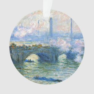 Ornamento Monet - Ponte de Waterloo, Londres,