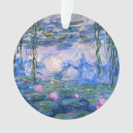 Ornamento Monet - trabalho de arte de lírios de água, 1919