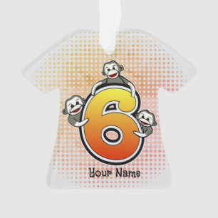 Ornamento Monkey Número 6