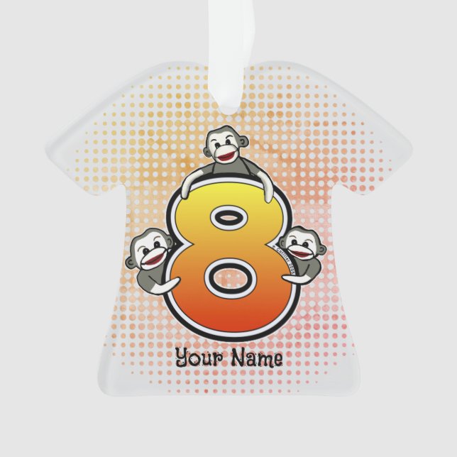 Ornamento Monkey Número 8 (Frente)