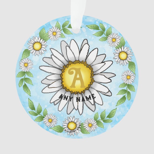 Ornamento Monograma de Margarida  (Frente)