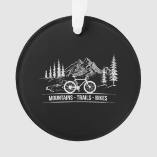 Ornamento Montanha - Bicicleta de bicicleta de bicicleta