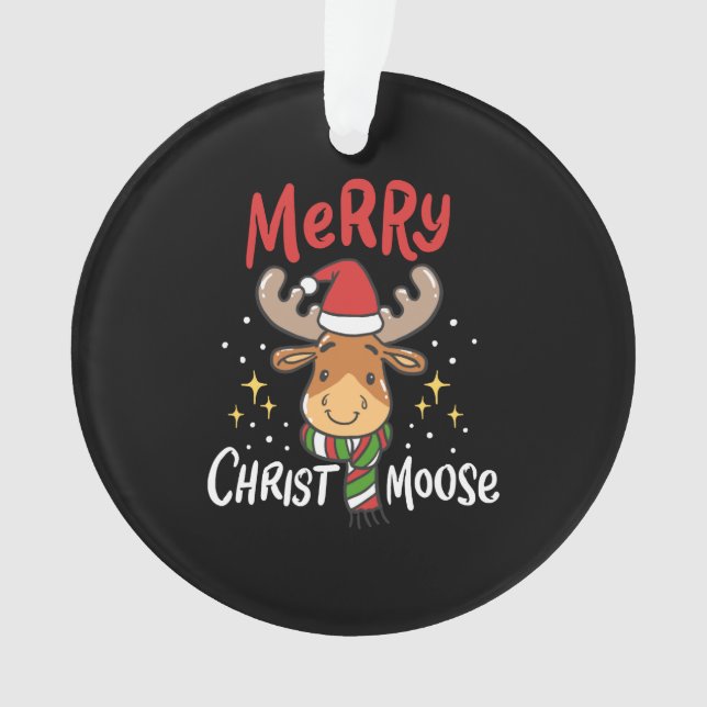 Ornamento Moose Christmas (Frente)