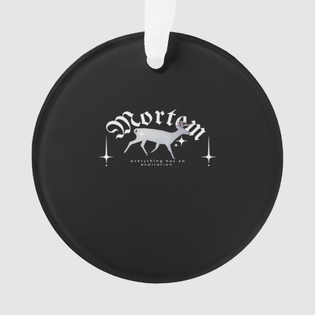 Ornamento Mortem Whimsigoth Moody Art (Frente)