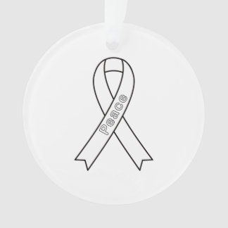 Ornamento Motivo do Pedido de Paz de Faixa de Opções