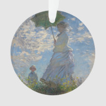 Mulher com Parasol por Claude Monet